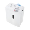 HSM X10 paper shredder Particle-cut shredding 58 dB 22 cm Silver, White