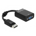 Delock AV Adapter DisplayPort - D-Sub (VGA) black (61848)