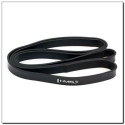 HMS exercise rubber GU05 22x4,5x2080mm, black