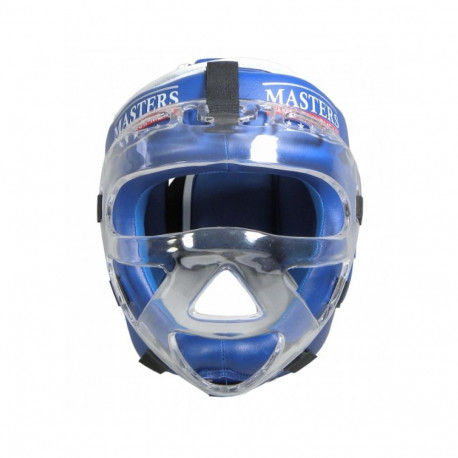 Masters boxing helmet with mask KSSPU-M (WAKO APPROVED) 02119891-M02 (czerwony+M)