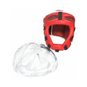 Masters boxing helmet with mask KSSPU-M (WAKO APPROVED) 02119891-M02 (niebieski+L)