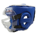 Masters boxing helmet with mask KSSPU-M (WAKO APPROVED) 02119891-M02 (niebieski+L)