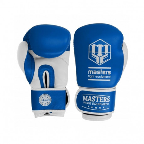 MASTERS RBT-TRW 01210-02 Leather Boxing Gloves (czerwony)