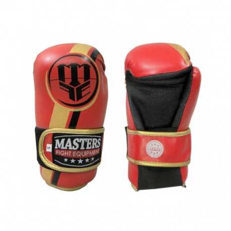 ROSM-MASTERS Open Gloves (WAKO APPROVED) 01559-02M (czerwony+S)