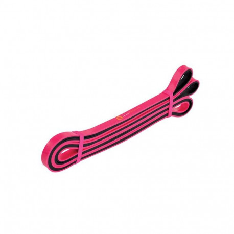 HMS exercise band PINK-BLACK GU06 13x5x2250 mm