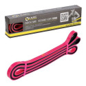 Exercise rubber HMS PINK-BLACK GU06 13x5x2250 mm