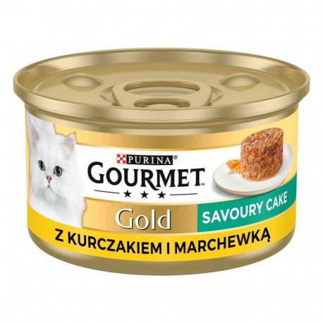 GOURMET GOLD - kana ja porgandiga hõrk kook 85g