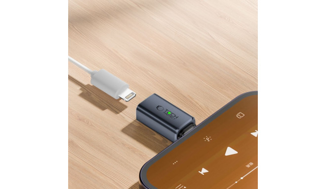 TECH-PROTECT ULTRABOOST AUDIO ADAPTER TYPE-C TO LIGHTNING GREY