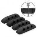 Ringke Silicone Cable Organizer (4pcs) Black