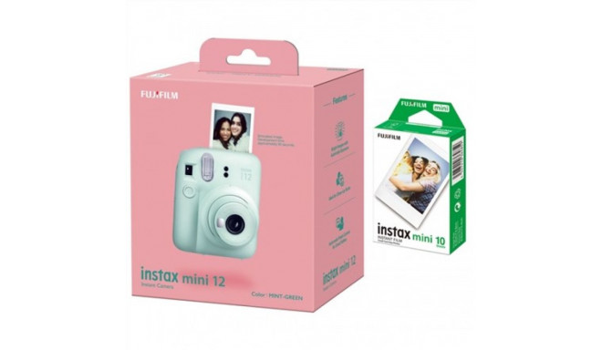 Fujifilm | Instax Mini 12 Camera + Instax Mini Glossy (10pl) | Mint Green | 800