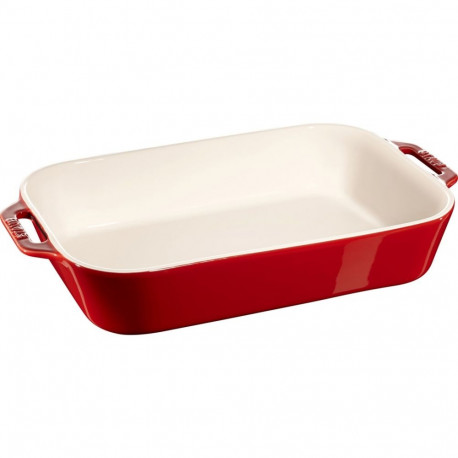 Staub ristkülikukujuline keraamiline vaagen - 4,5 l, punane