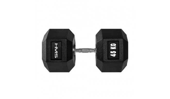 Dumbbell 45 kg HMS HEX-PRO 45