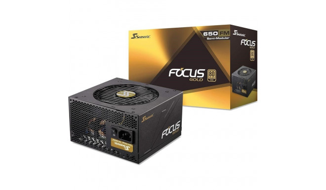 Seasonic Focus Gold 650 power supply unit 650 W 20+4 pin ATX ATX Black