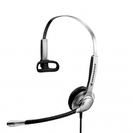 Sennheiser SH 335 juhtmega peavõruga peakomplekt kõnedeks ja muusikaks, must, hõbedane