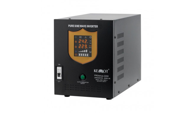 Kemot PROsinus-2200 must katkematu toiteallika inverter puhta siinuslaine ja laadimisfunktsiooniga 1