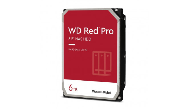 Western Digital Red Pro sisemine kõvaketas 6 TB 7200 RPM 256 MB 3.5" Serial ATA