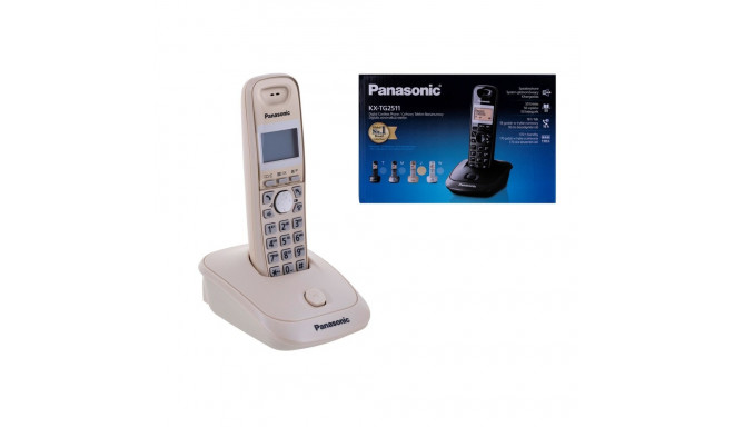 Panasonic KX-TG2511 DECT telephone Caller ID Beige