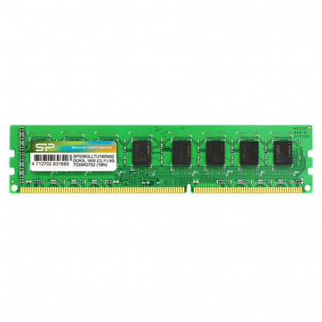 Silicon Power SP008GLLTU160N02 mälumoodul 8 GB 1 x 8 GB DDR3L 1600 MHz