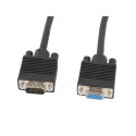 Lanberg CA-VGAC-10CC-0018-B+ VGA kaabel 1.8 m VGA (D-Sub) Must