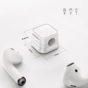 Joyroom JR-ZS368 magnetic cable organizer - white (6 pcs.)