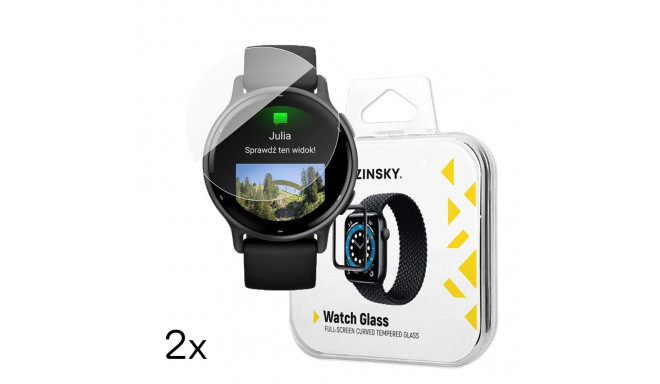 Wozinsky Full Glue Tempered Glass for Garmin Vivoactive 5 (2 pcs.)