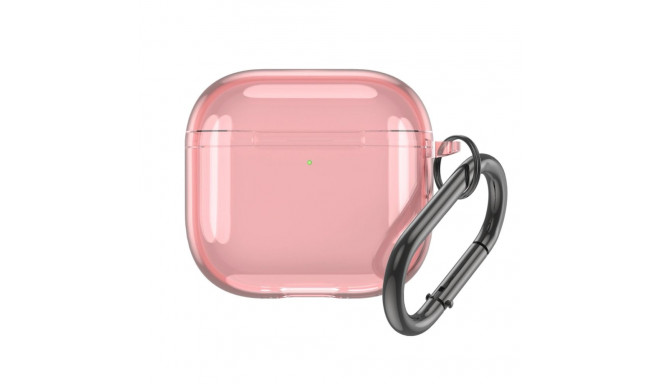 Transparent Case for Airpods 4 - Pink