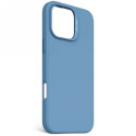 Decoded AntiMicrobial Silicone Backcover Case with MagSafe for iPhone 16 Pro Max - Blue