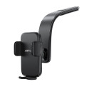 Acefast D28 car dashboard holder with flexible arm for 4.5-6.7" phone - black