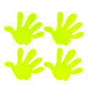 Fluorestseeruvad helkivad hoiatuskleebised lastele käpakujulised amio-03942