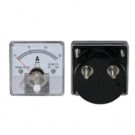 94995# Miernik analogowy amperomierz kwadrat 15a + bocznik
