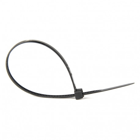 Plastikust mustad lühikesed kaablisidemed komplekt 60 tk amio-04314