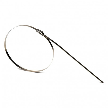 metallist roostevabast terasest kaablisidemed 4.6x400mm 100 tk amio-04325