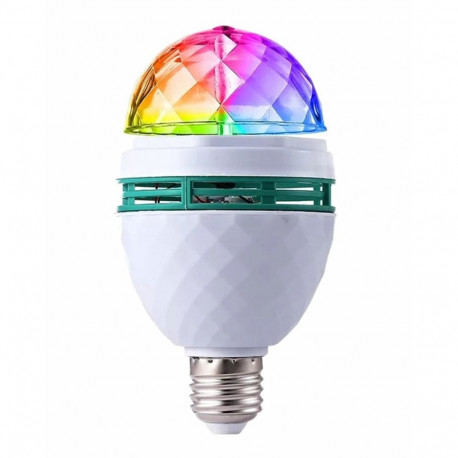 ZD7F disko LED RGB E27 pirn