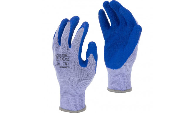 Latekskindad sinine-lilla l210210p, 12 paari, "10", CE