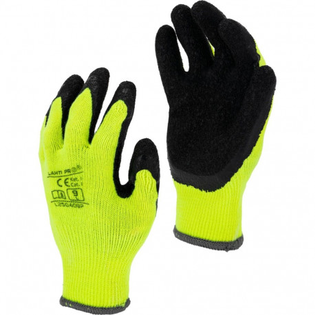 Rękawice ociep. czar.-żół. l250411p, karta, "11", ce, lahti