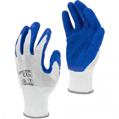 Lateksist sinivalged kindad l210507p, 12 paari, "7", ce, lahti