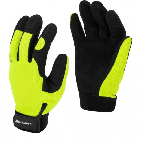 Rękawice warszt. czar.-żół. l280311p, karta, "11", ce, lahti