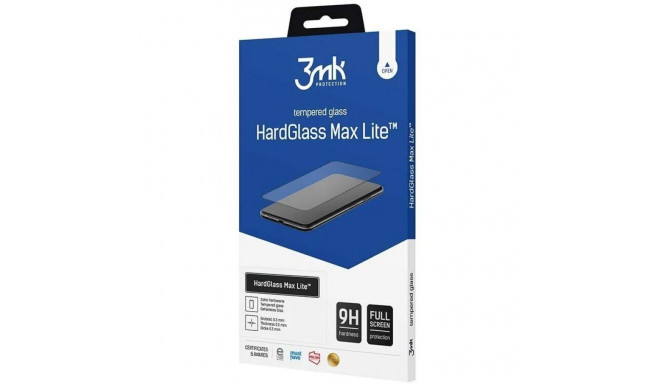 Kaitseklaas 3MK Galaxy S24 FE HardGlass Max Lite, must