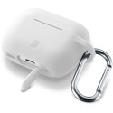 Airpods 4 laadimiskarbiümbris Cellular Line Bounce, silikoon, valge