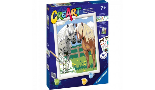 CreArt coloring book for children Happy Horses