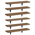 WAll hanging shelf 43cm 6 pieces 8kg MC-331