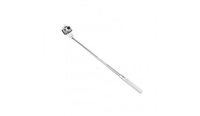 Selfie stick Monopod wired white