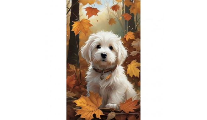 Diamond Mosaic - Maltese Dog