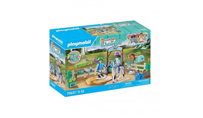 Figures set Horses 71637 Modern riding school