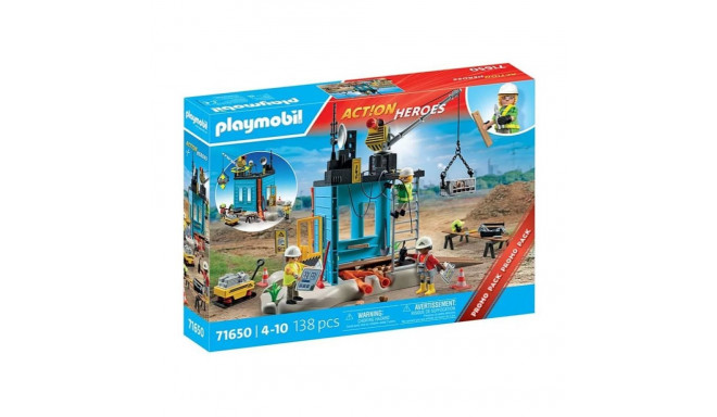 Figures set Action Heroes 71650 Construction site