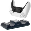 PS5 controller charging double dock charge P201 black