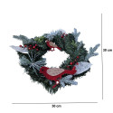 Christmas wreath decoration 30 cm RC-K-512 green