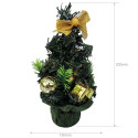 Decorative Christmas tree for desk 20 cm RC-K-505 green