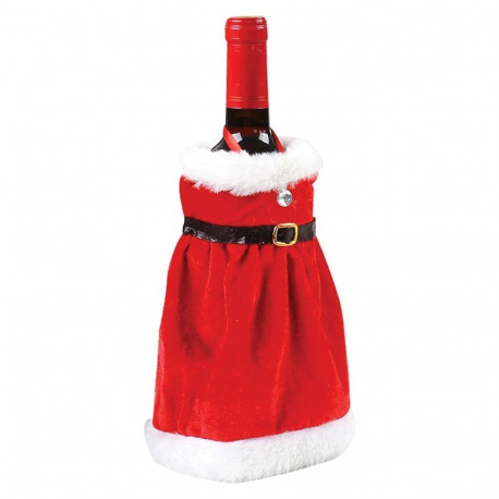 Christmas Bottle Cover "Christmas Dress" Pattern RC-K-301 Multicolor Bottle Decoration for the Holid