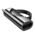 HOCO adapter Type C (male) to Lightning (female) with digital display 3A 60W UA32A black